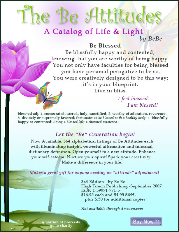 [Click to Learn about The Be Attitudes]